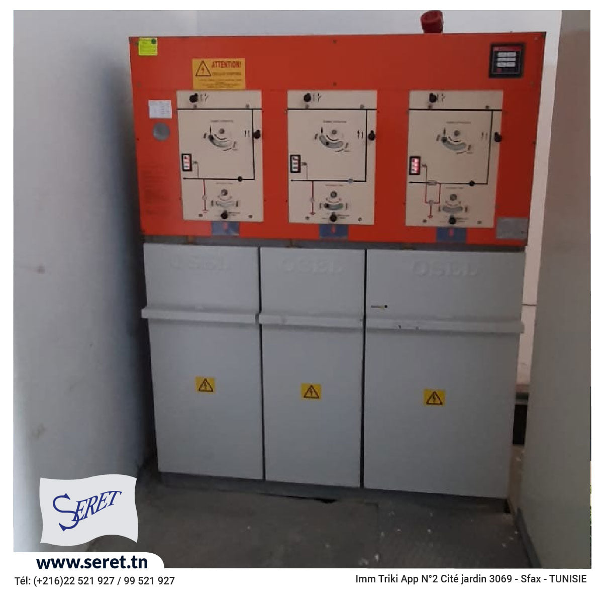 Cellule préfabriquée 36 kV